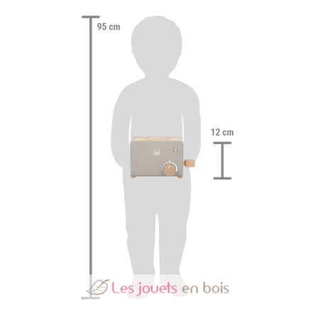 Toaster-Set grau Tasty LE12681 Small Foot company 5