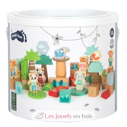 Holzbausteine Jungle Friends LE12768 Small Foot company 5