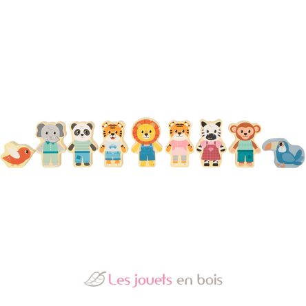 Holzbausteine Jungle Friends LE12768 Small Foot company 6