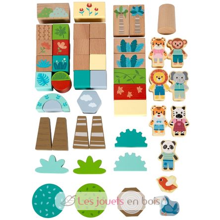 Holzbausteine Jungle Friends LE12768 Small Foot company 4