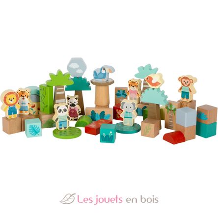 Holzbausteine Jungle Friends LE12768 Small Foot company 1
