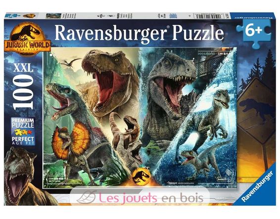 Puzzle Dino Jurassic World 3 100 Teile XXL RAV133413 Ravensburger 1