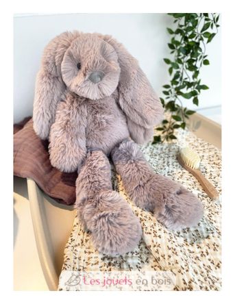 Recyceltes Rosa Hase Kuscheltier 38 cm HH133560 Happy Horse 2