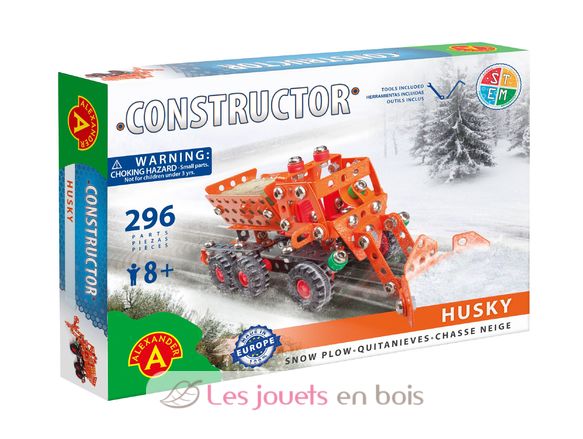 Constructor Husky - Schneepflug AT-1488 Alexander Toys 1