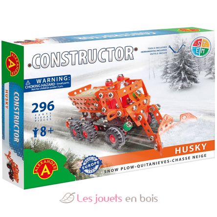 Constructor Husky - Schneepflug AT-1488 Alexander Toys 2