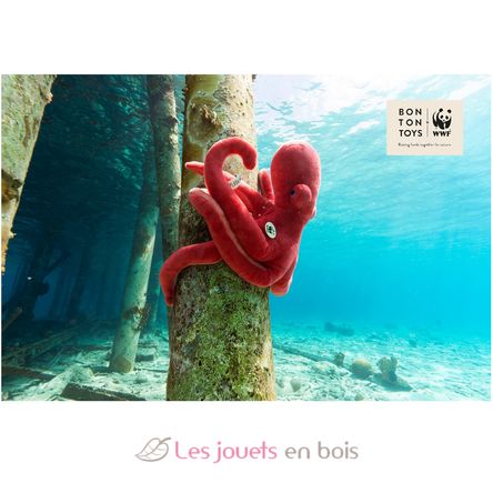 Eco Plüsch Oktopus 50 cm WWF-15176041 WWF 5