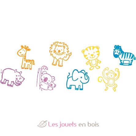 Stempel Wilde Tiere Set GO15499 Goki 3