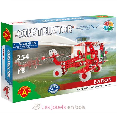 Constructor Baron - Retro Flugzeug AT-1655 Alexander Toys 2