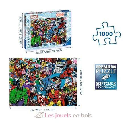 Marvel Challenge Puzzle 1000 Teile RAV-16562 Ravensburger 3