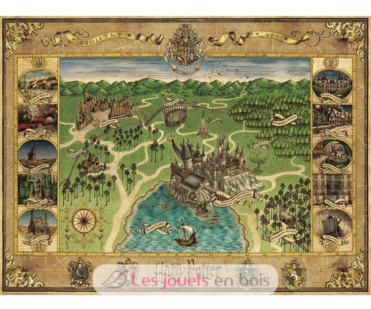 Puzzle Hogwarts Karte 1500 Teile RAV165995 Ravensburger 2