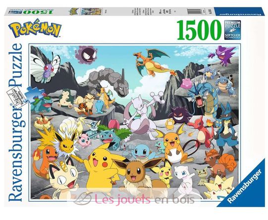 Puzzle Pokémon Classics 1500 Teile RAV167845 Ravensburger 1