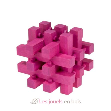 Bambus-Puzzle "Rosa Gebäude" RG-17183 Fridolin 1
