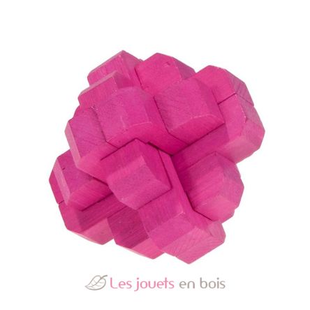 Bambus-Puzzle "pink rund Knoten" RG-17187 Fridolin 1