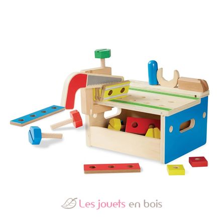 Kleine hölzerne Werkbank MD-19386 Melissa & Doug 3