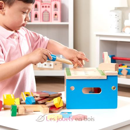 Kleine hölzerne Werkbank MD-19386 Melissa & Doug 11