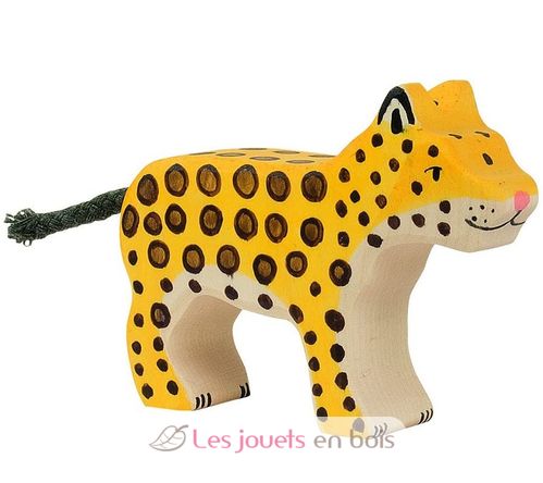 Kleine Leopardenfigur HZ-80567 Holztiger 1