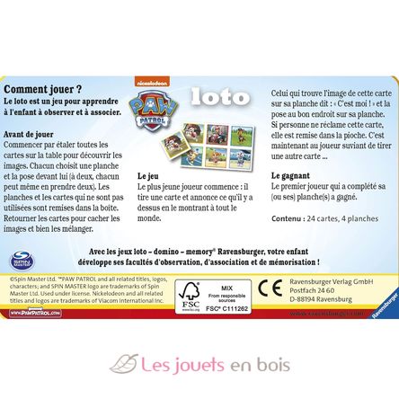 Paw Patrol Lotto RA-20741 Ravensburger 3