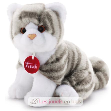Plüsch Katze Weiß und Grau 20 cm TRU-20851 Trudi 1