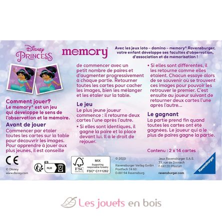 Disney-Prinzessinnen-Memory-Spiel RA-20978 Ravensburger 4