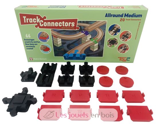 Allround Medium - 20 Gleisverbinder Toy2-21024 Toy2 1