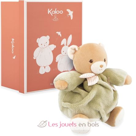 Grünes Patapouf-Bär-Plüschtier 17 cm K214007 Kaloo 1