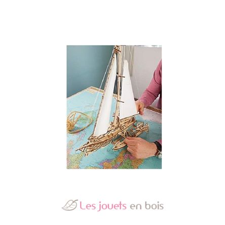Trimaran Merihobus Mechanische Modell Bausatz U-70059 Ugears 3