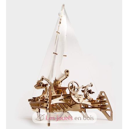Trimaran Merihobus Mechanische Modell Bausatz U-70059 Ugears 2