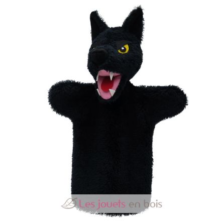 Schwarzer Wolf Handpuppe MU22627A Moravská ústredna Brno 2