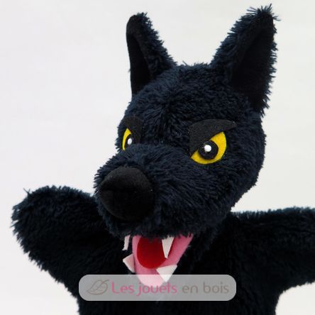 Schwarzer Wolf Handpuppe MU22627A Moravská ústredna Brno 3