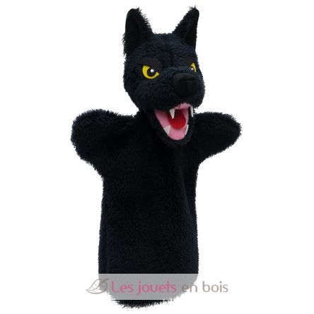 Schwarzer Wolf Handpuppe MU22627A Moravská ústredna Brno 1