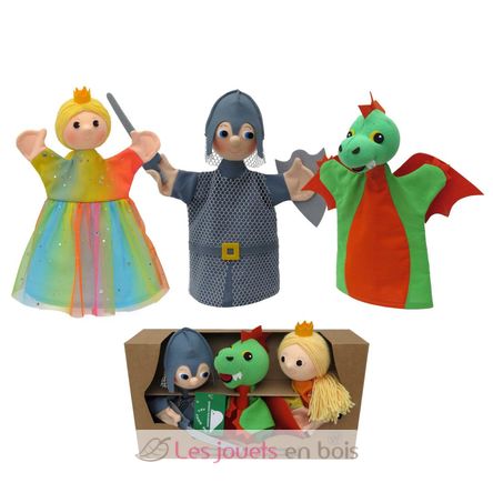 Set 3 Handpuppen Drache MU-22782F Moravská ústredna Brno 3