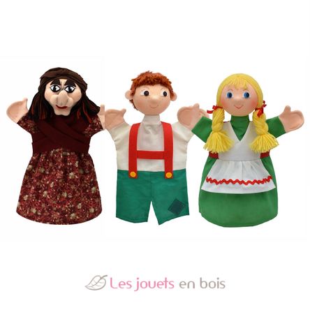 Set 3 Handpuppen Hänsel und Gretel MU22790B Moravská ústredna Brno 1