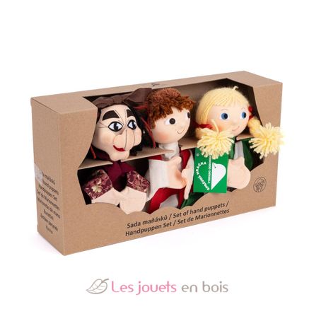 Set 3 Handpuppen Hänsel und Gretel MU22790B Moravská ústredna Brno 2
