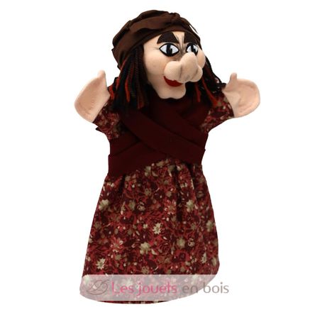Handpuppe hässliche Hexe MU-22834C Moravská ústredna Brno 2