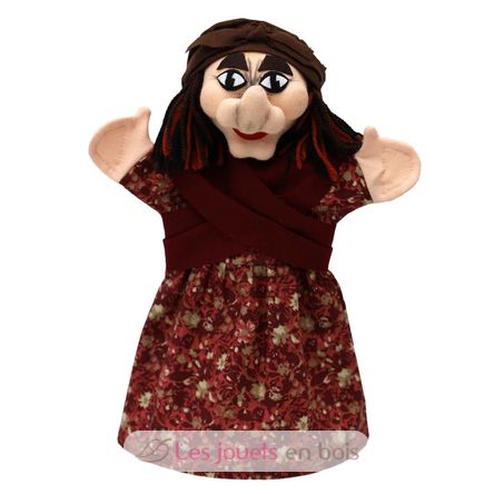 Handpuppe hässliche Hexe MU-22834C Moravská ústredna Brno 1