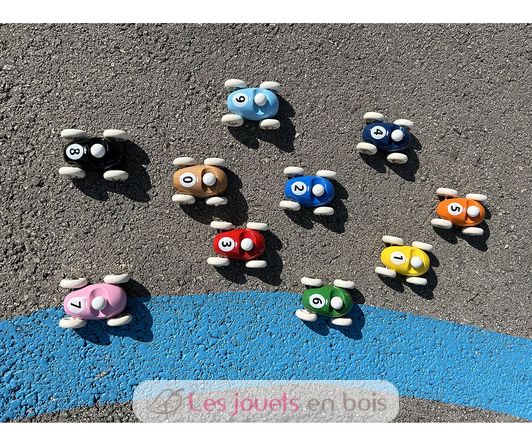 Mini-Roadster aus Holz blau V2331S Vilac 5