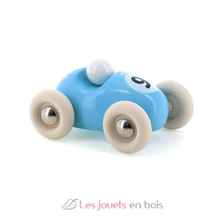 Mini-Roadster aus Holz Himmelblau V2331B Vilac 2