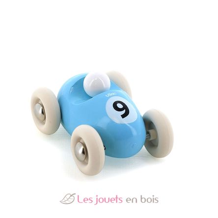 Mini-Roadster aus Holz Himmelblau V2331B Vilac 1