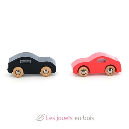 Supercars 4-teiliges Holzautoset V2369 Vilac 6