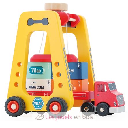 Containerkran und LKW V2375 Vilac 1