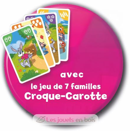Karotten-Crunch und Kartenspiel mit 7 Familien RAV24782 Ravensburger 5