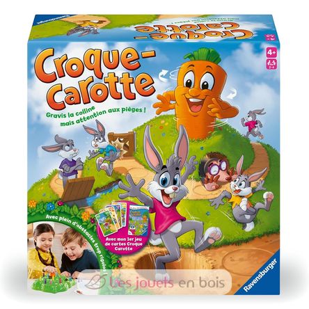 Karotten-Crunch und Kartenspiel mit 7 Familien RAV24782 Ravensburger 1
