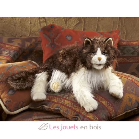 Handpuppe Wuschelige Katze FO-2558 Folkmanis 3