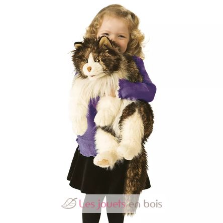 Handpuppe Wuschelige Katze FO-2558 Folkmanis 4