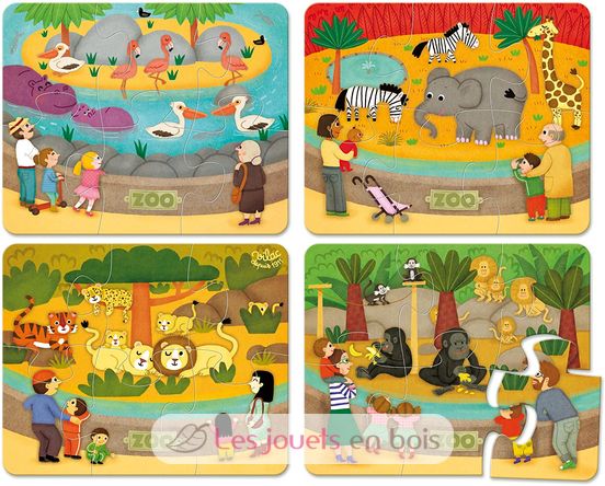 Zoo Puzzles V2642 Vilac 2