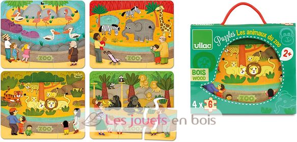 Zoo Puzzles V2642 Vilac 3