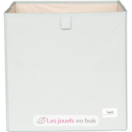 Aufbewahrungsbox aus recycelter Stoff Grün EFK-107-002-026 3 Sprouts 1