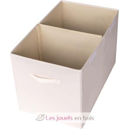 Spielzeugkiste aus recycelter Stoff Creme EFK-107-001-020 3 Sprouts 2