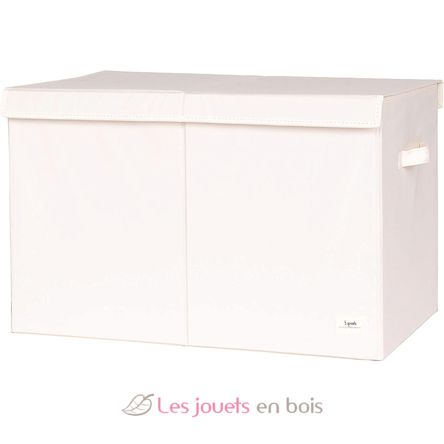 Spielzeugkiste aus recycelter Stoff Creme EFK-107-001-020 3 Sprouts 1