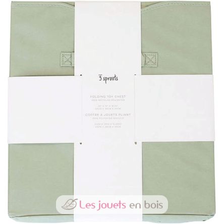 Spielzeugkiste aus recycelter Stoff Grün EFK-107-001-021 3 Sprouts 5